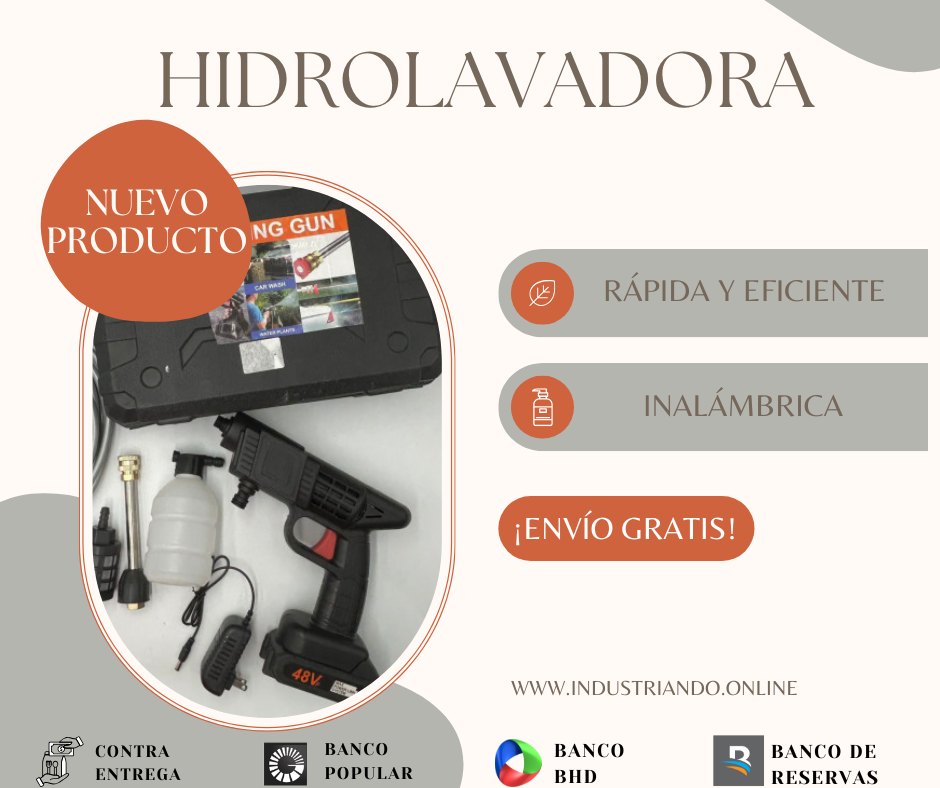 HIDROLAVADORA TURBOWASH ™ – Potencia portátil al instante