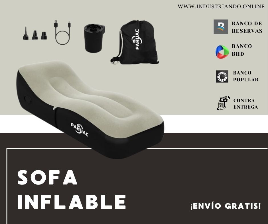 SOFA INFLABLE AirZen™ – Relájate donde quieras