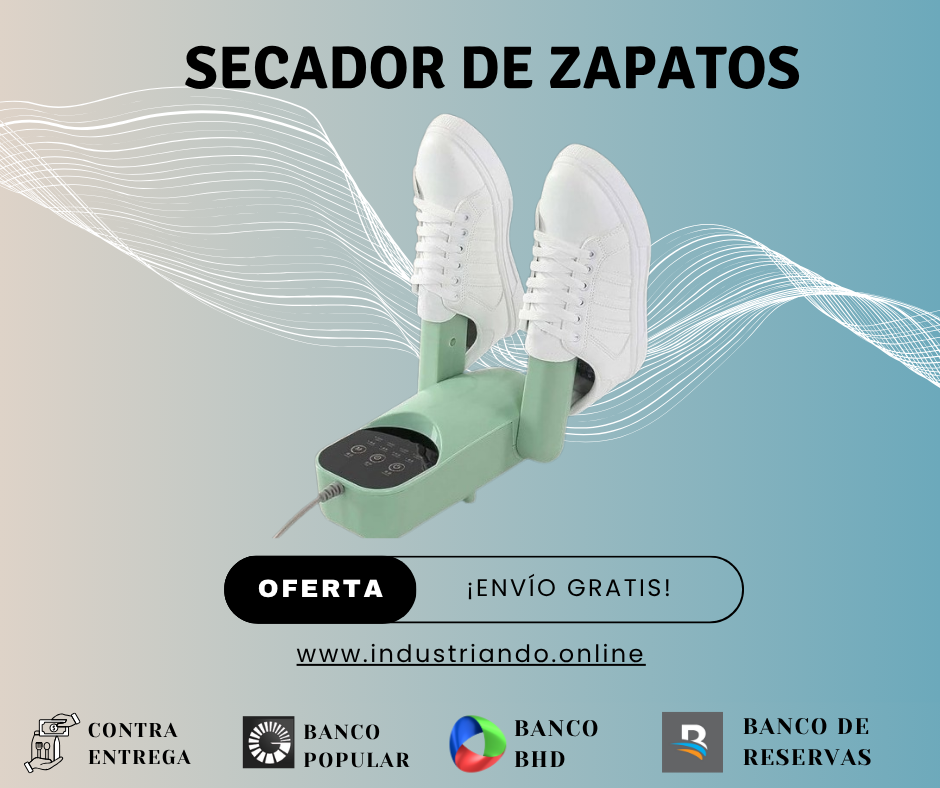SECADOR DE ZAPATOS PORTÁTIL INTELIGENTE DryStep™ |“Zapatos como nuevos todos los días con este secador portátil”