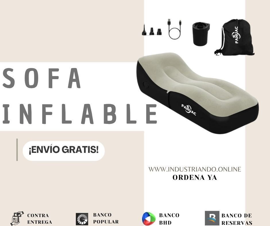 SOFA INFLABLE AirZen™ – Relájate donde quieras