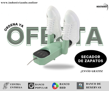 SECADOR DE ZAPATOS PORTÁTIL INTELIGENTE DryStep™ |“Zapatos como nuevos todos los días con este secador portátil”