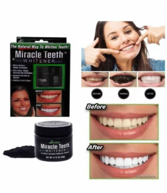 Blanqueador Dental Natural " Miracle Teeth™ " – Sonrisa Radiante al Natural