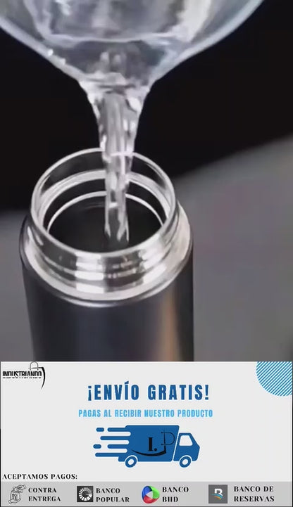 ¡El termo que piensa por ti! – Termo Inteligente con Pantalla LED Digital l ThermoTech™ (500ml)