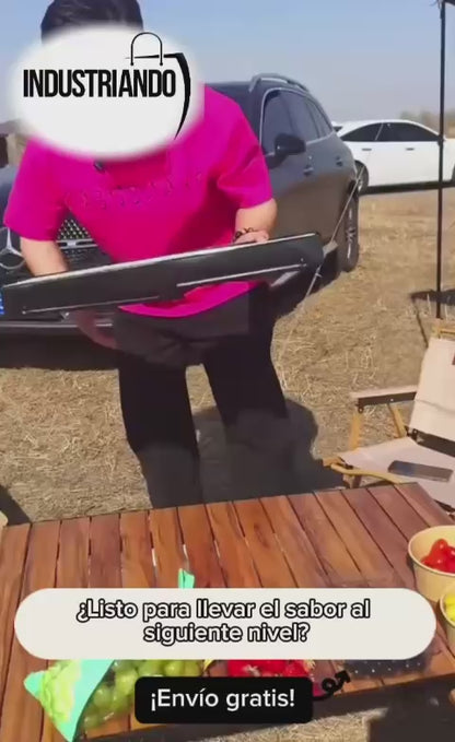 Parrilla BBQ Plegable - GrillGo™ - Disfruta tu Asado en Cualquier Lugar